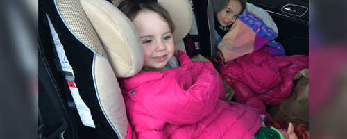 Kids in car seats